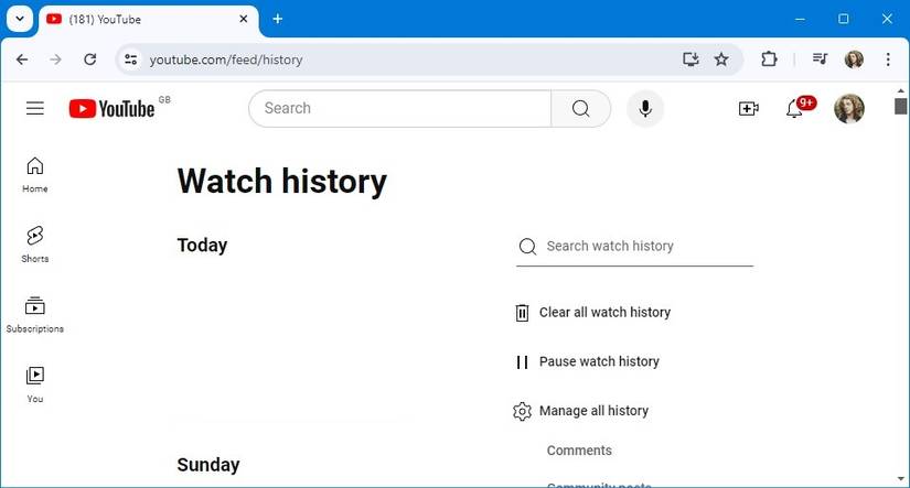 See Comments YouTube: How to see your comment history