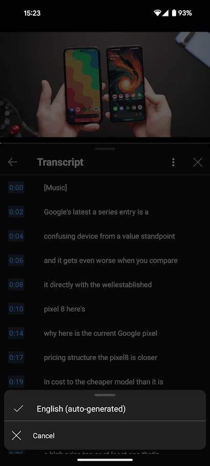 YouTube: How to get a transcript of any video
