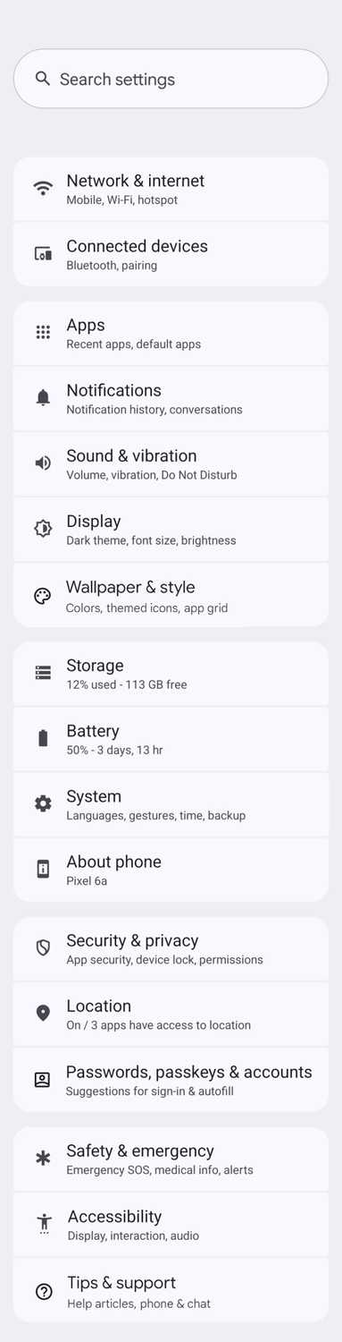Android Settings Menu Confusing Android 15's Settings menu could get a much-needed visual overhaul