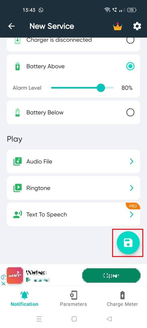 How to create Android custom charging notifications