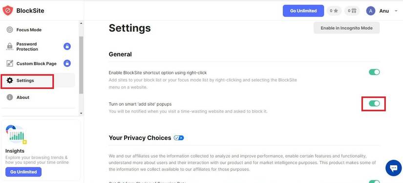 Google Chrome: How to block a website