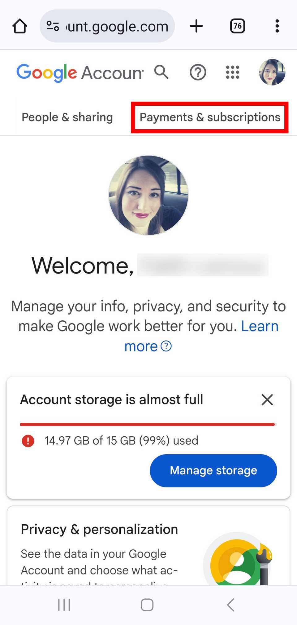Payment Methods Page Google Chrome: How to manage your payment methods