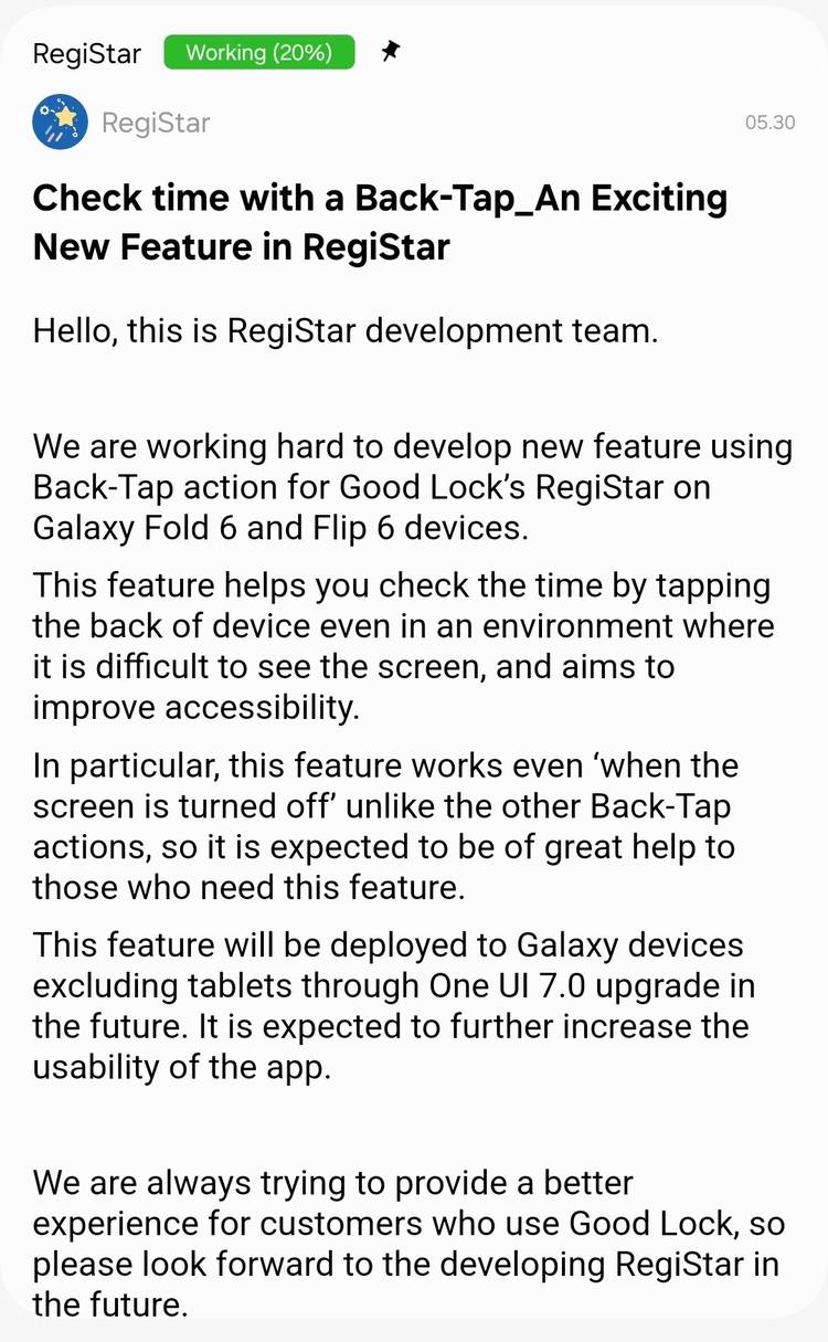Good Lock Registar Examples Samsung's Galaxy Z Fold 6 and Flip 6 will come with a handy new way to ...