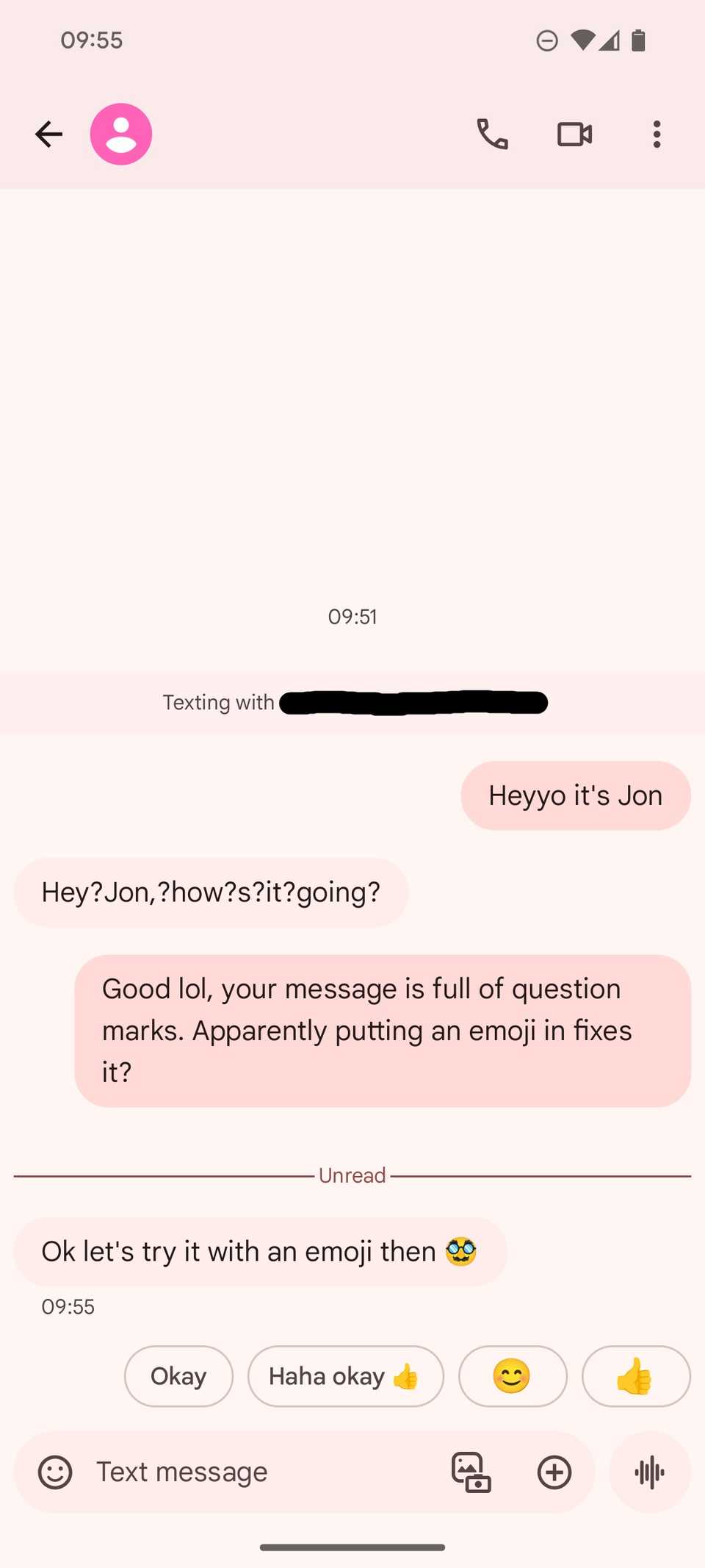 Texts from iPhone users are showing up with question marks for many on ...