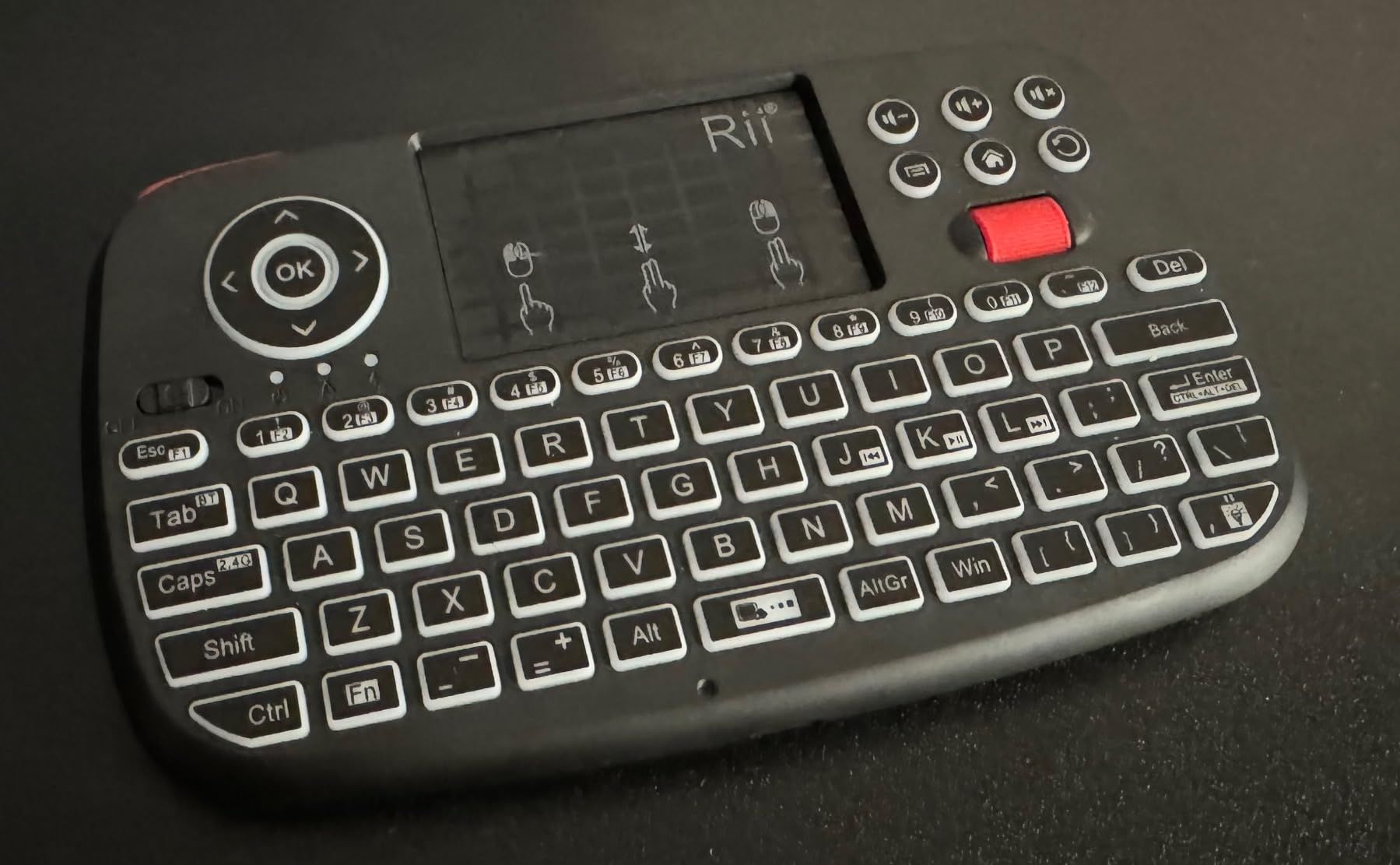 thumbnail image 2 of Rii I4 Mini Keyboard With Dual Wireless & Bluetooth – Built-In Touchpad – QWERTY 2 of 6