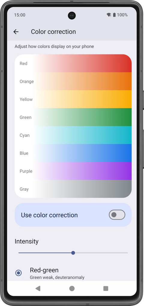 Google makes Android 15 even more optimized for color-blind users