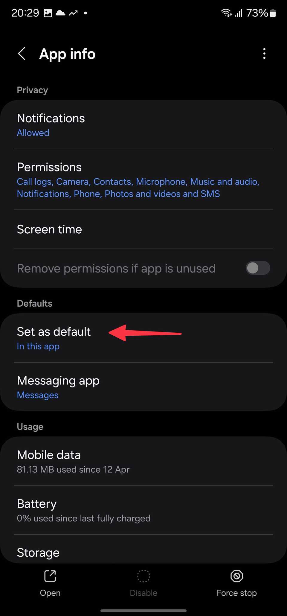 Android: How to set, change, or clear default apps