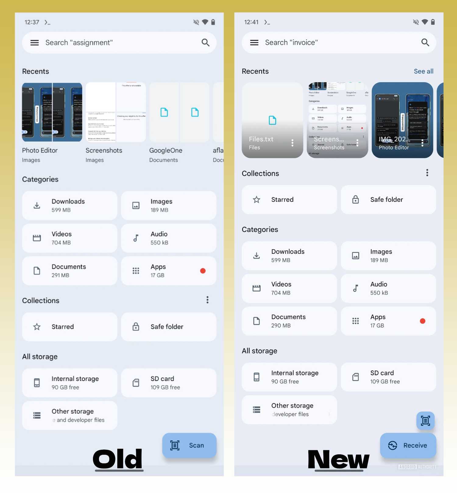 Google Files may soon let you create ZIPs and pin folders