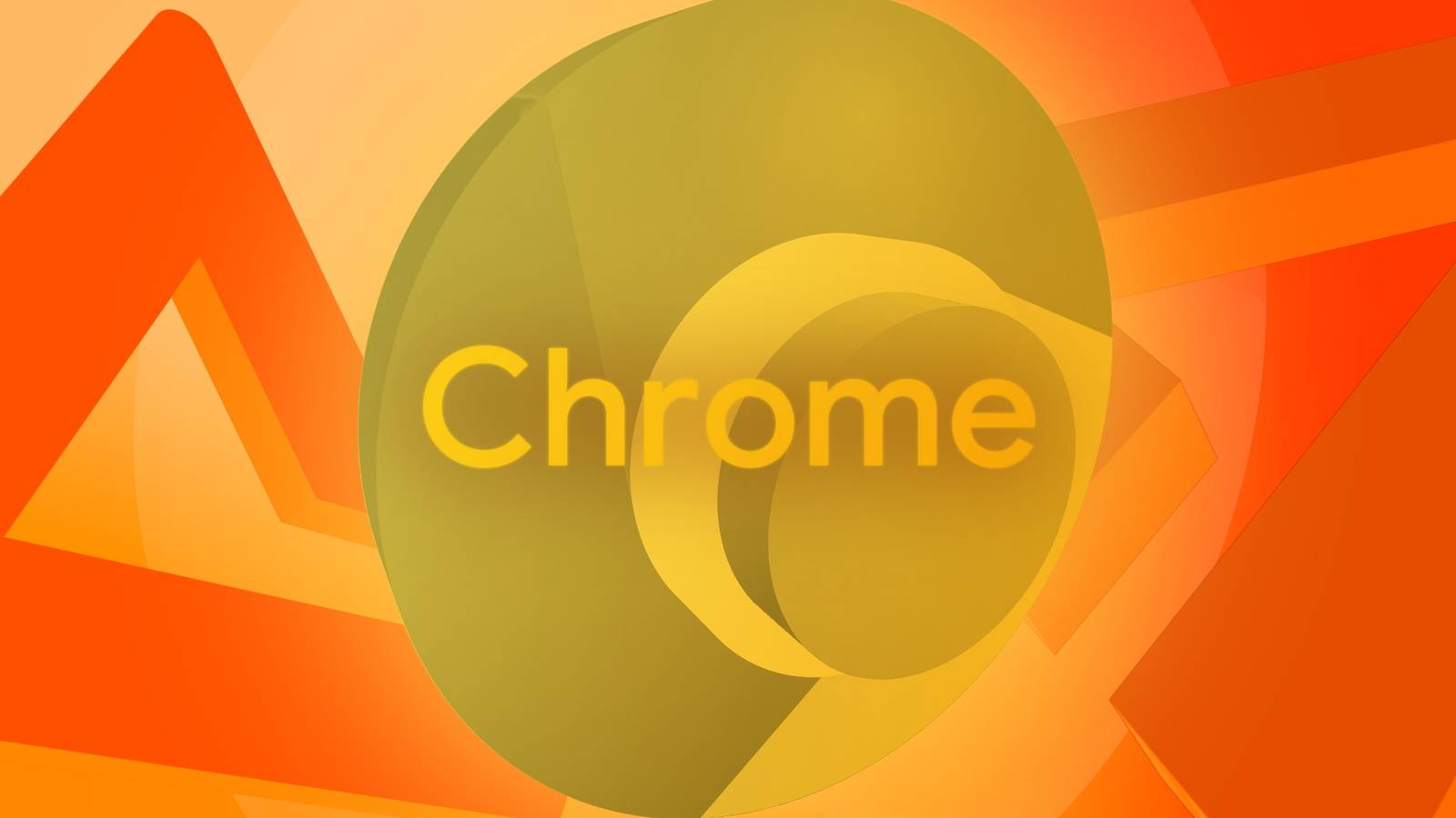 The Google Chrome logo against an orange background with the AP logo