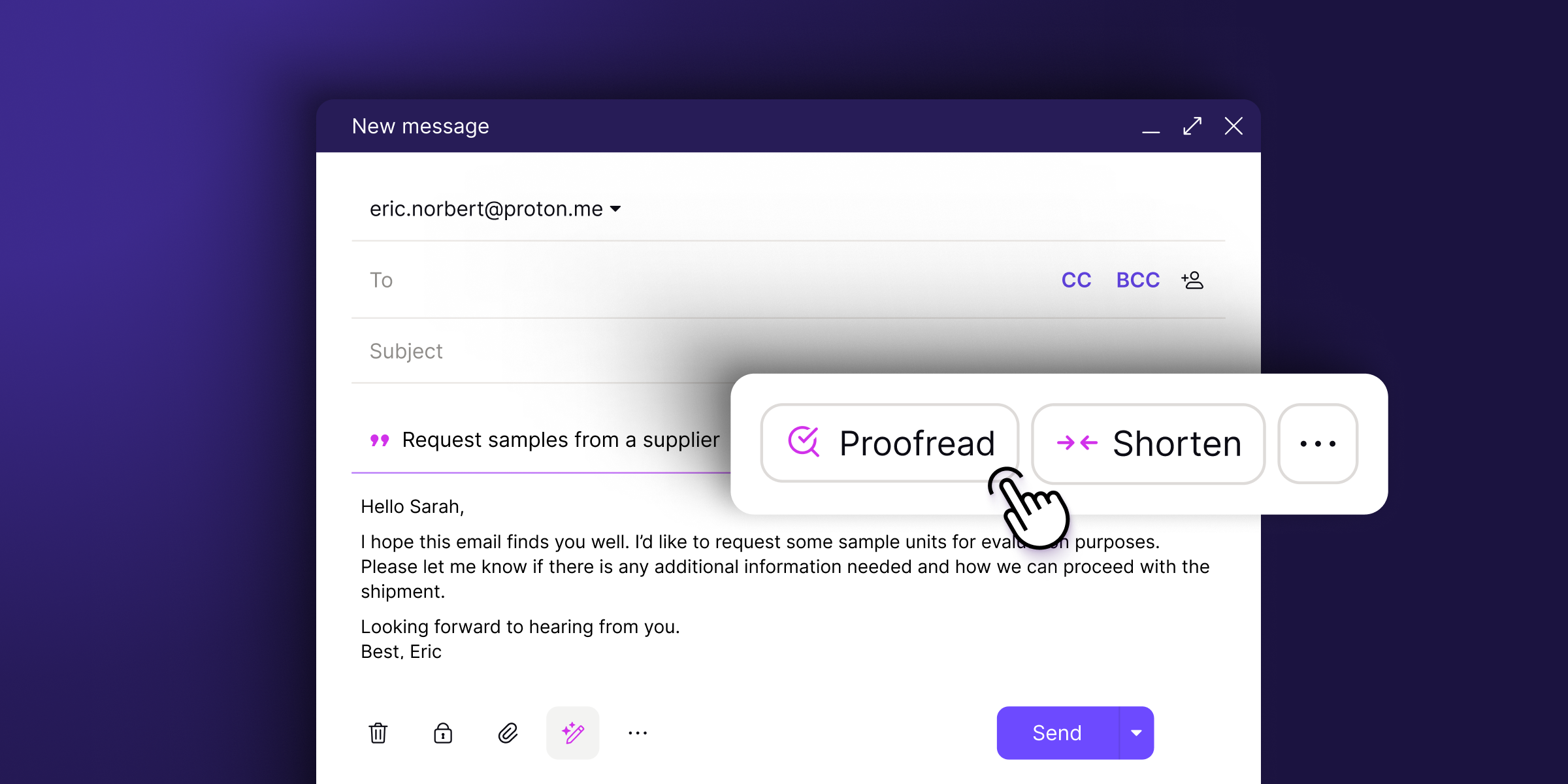 Proton Mail's new on-device AI is a writing assistant built with your ...
