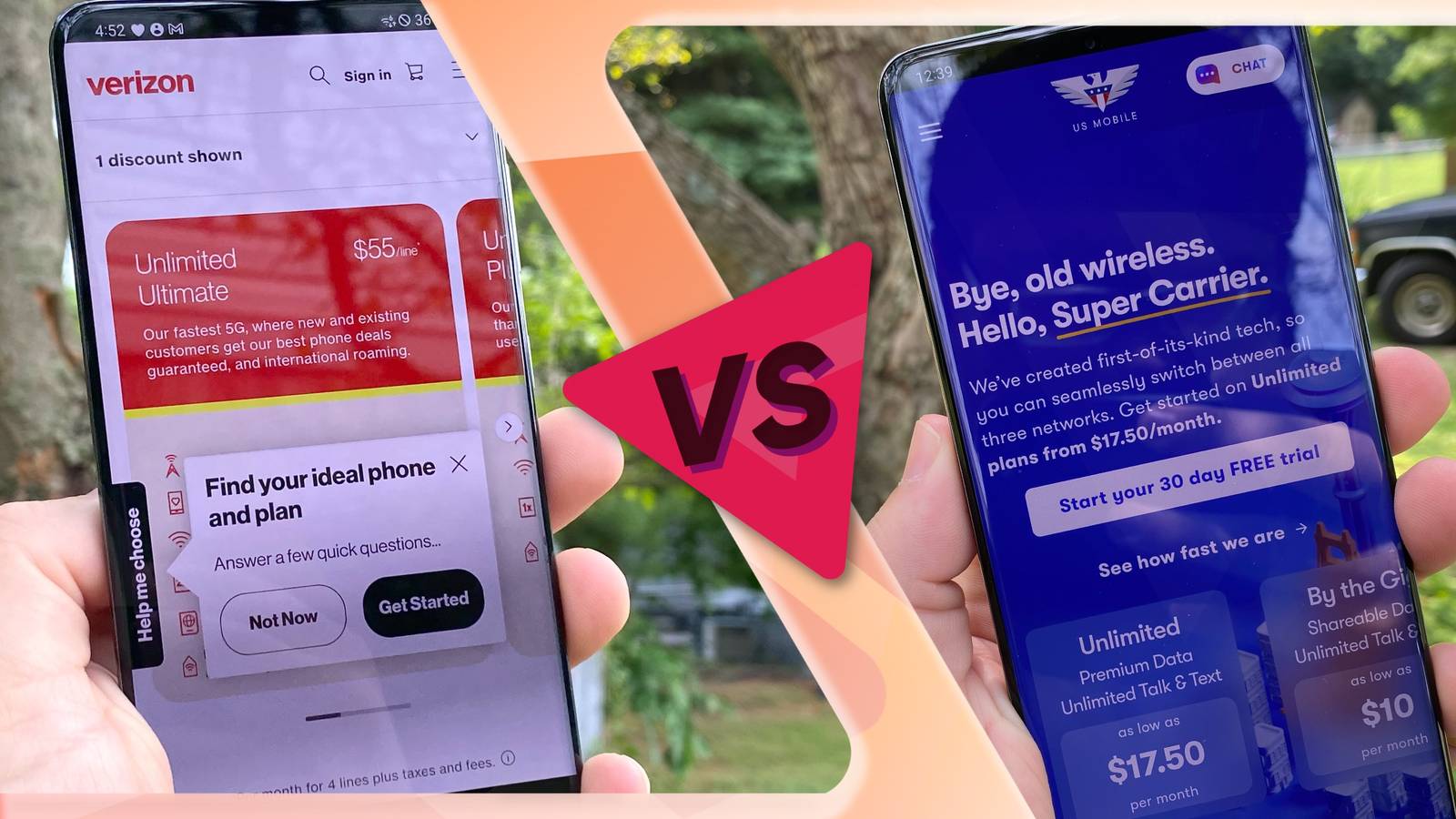 Verizon Vs Us Mobile Verizon S Add Ons Can T Beat Us Mobile S Low Prices