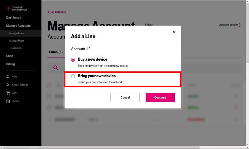 Team Mobile Add Script T-Mobile: How to activate a new SIM card