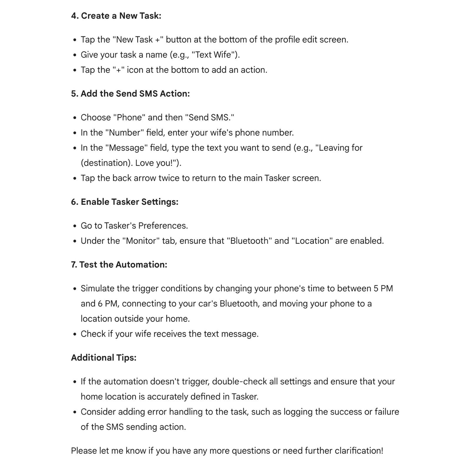 How I use Google Gemini to create helpful Tasker automations