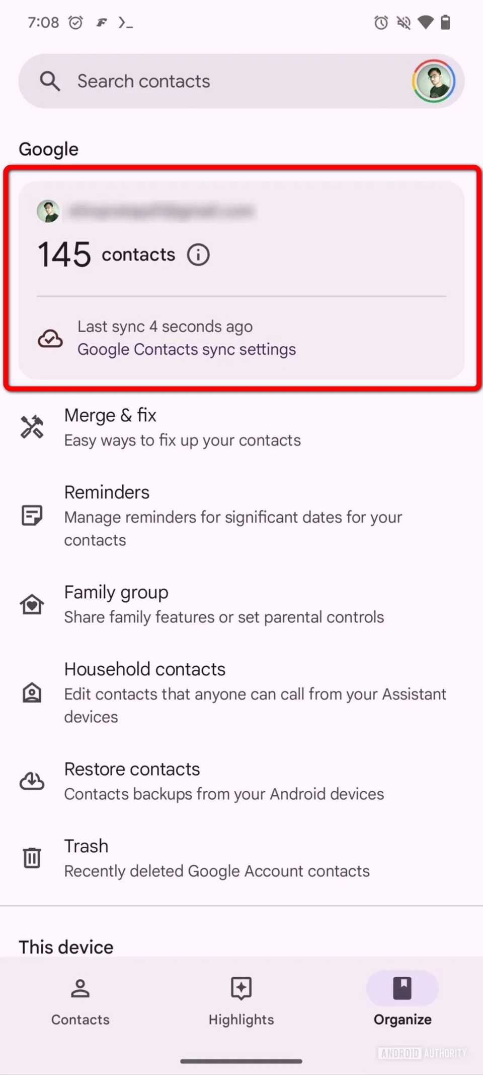 Google Contacts is learning what us humans call Besties