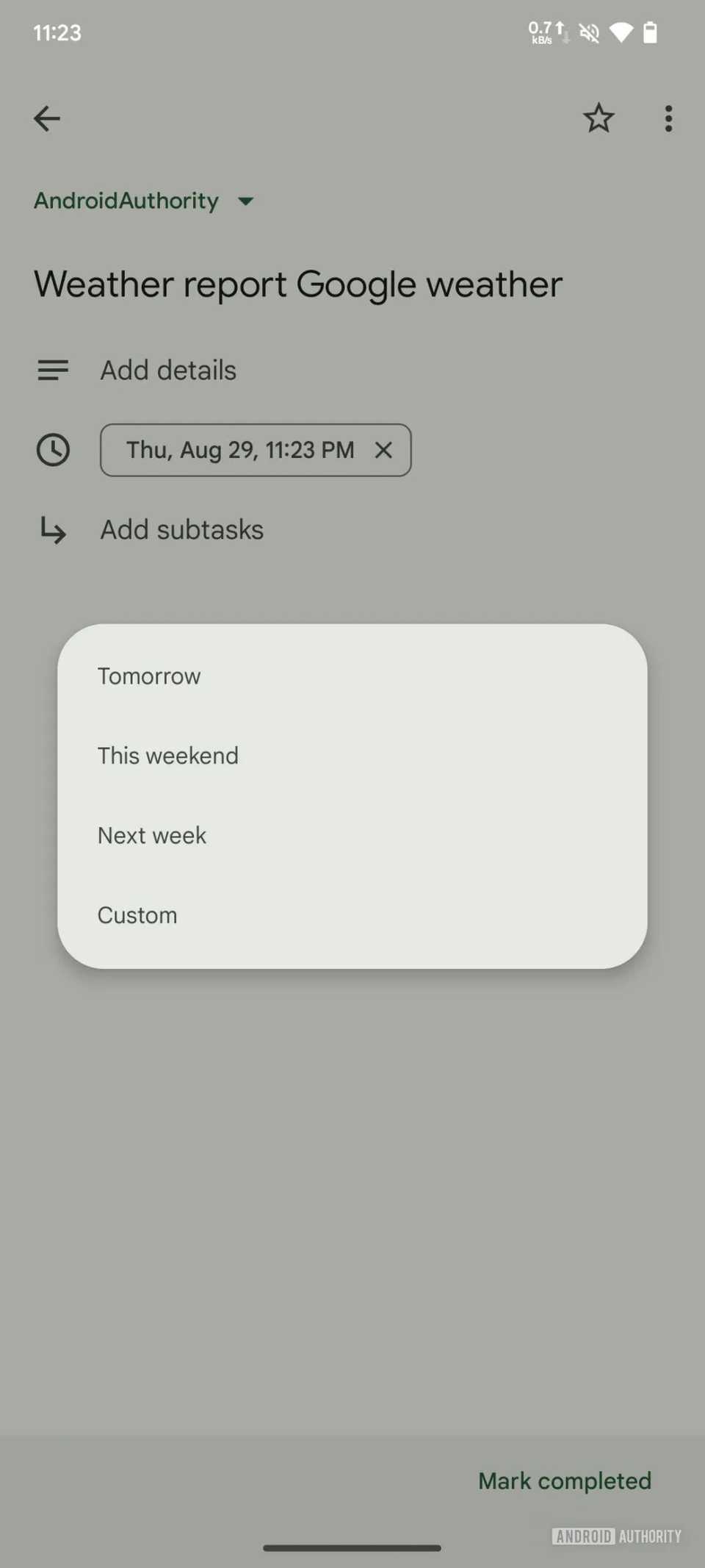 Task Button On Android Google Tasks for Android is almost ready to add this handy notification ...