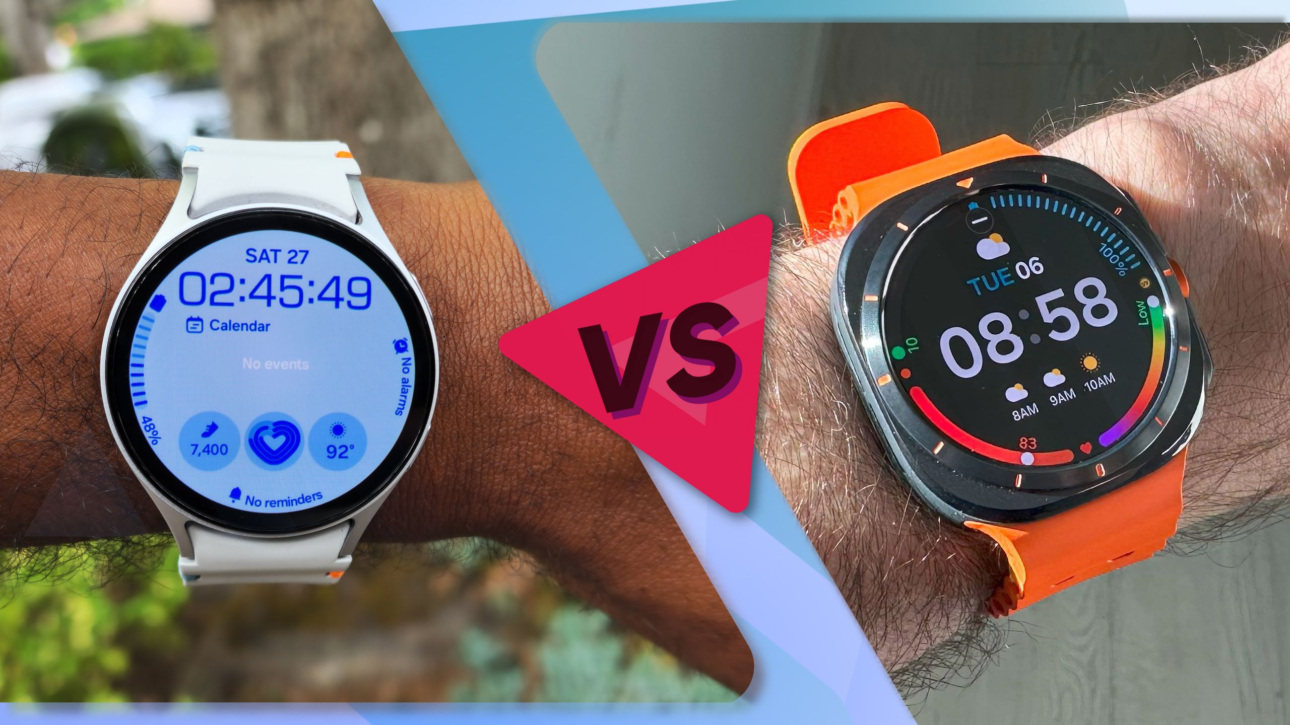 Samsung Galaxy Watch 7 vs. Galaxy Watch Ultra: Which wearable is