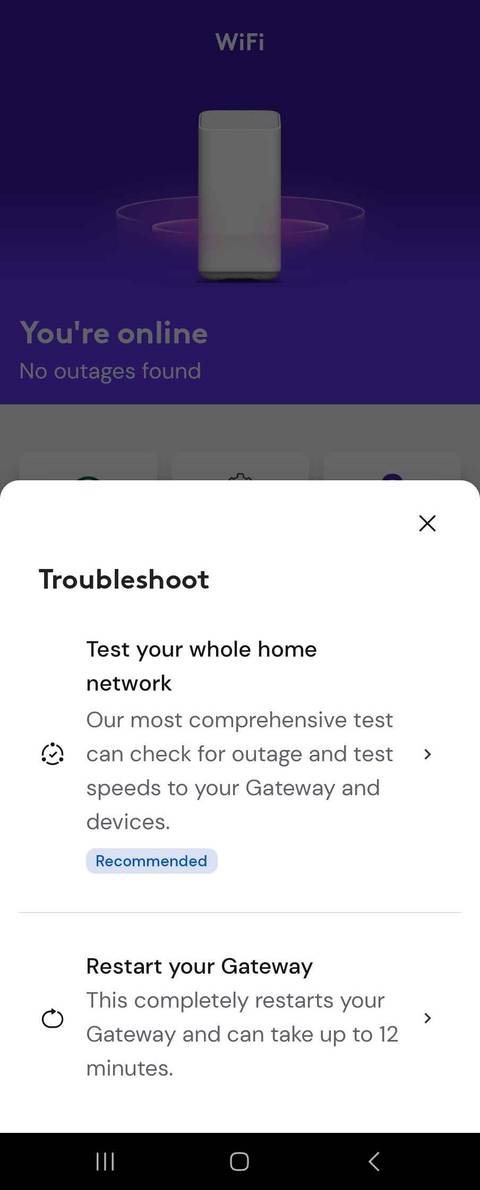Xfinity router: What does the white blinking light mean?