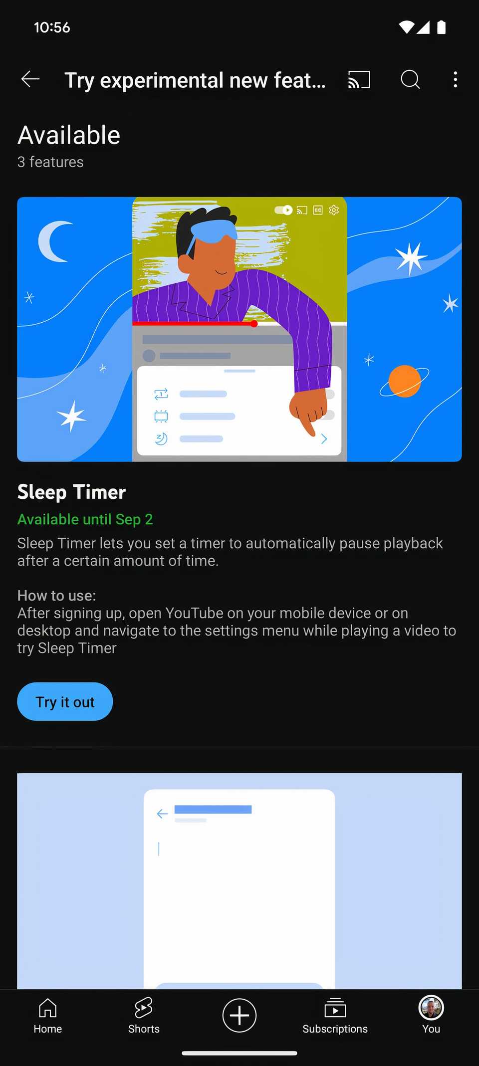 YouTube Premium members can now set a sleep timer on videos