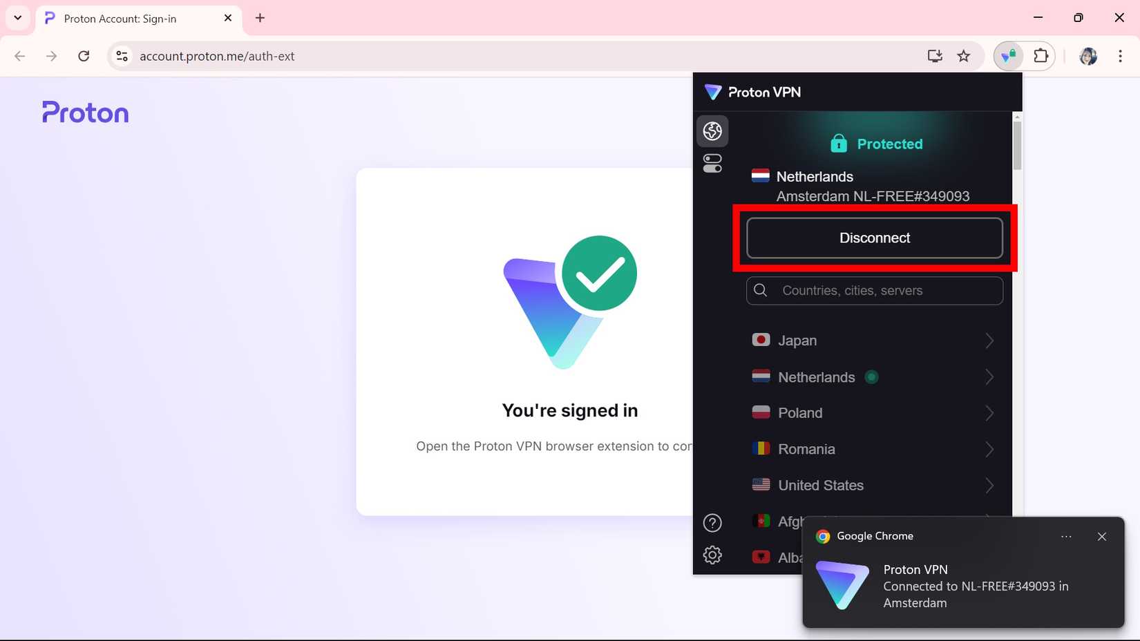 Proton VPN: How to set up the Proton VPN extension