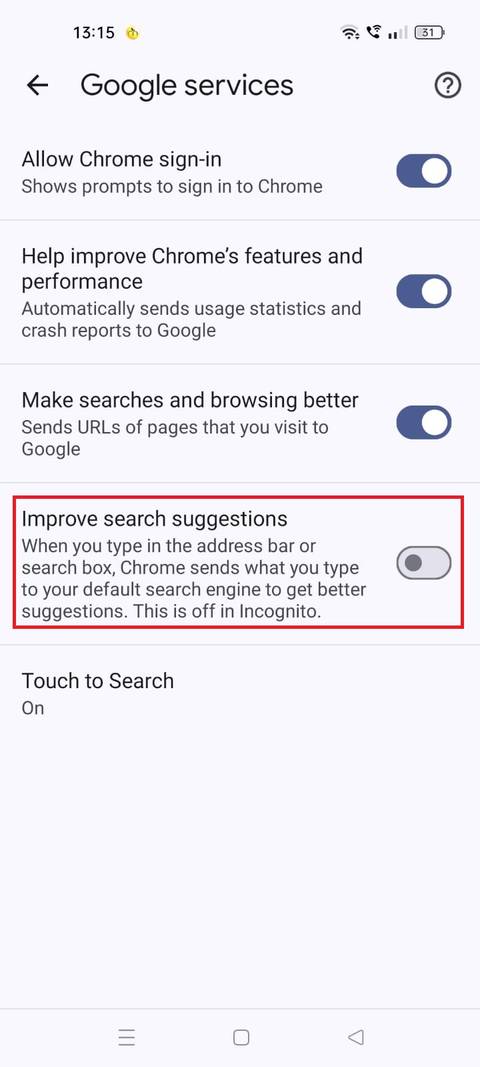 Google Chrome: How to turn off autocomplete