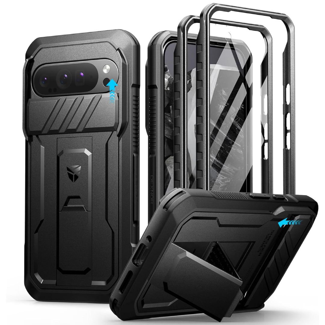 Heavy-Duty Rugged Case For Google Pixel 9 / 9 Pro / 9 Pro XL - Dual Layer Protection