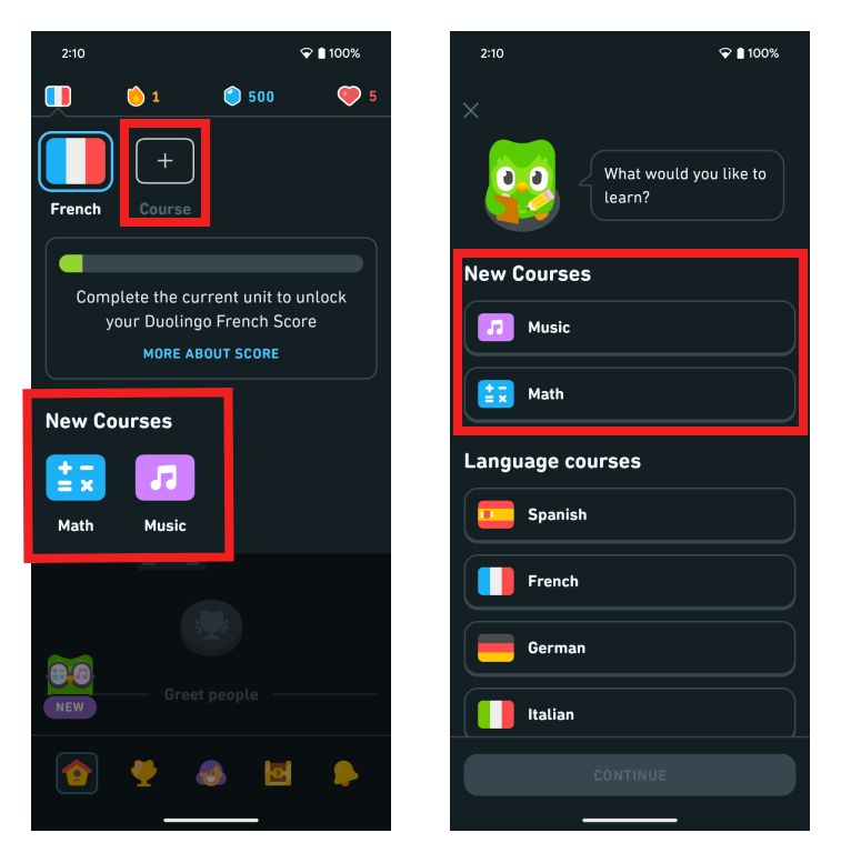 Duolingo's Math and Music lessons finally hit Android a year after iOS