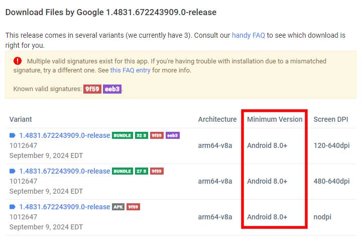 Files by Google's leaked compression tool finally seen in action