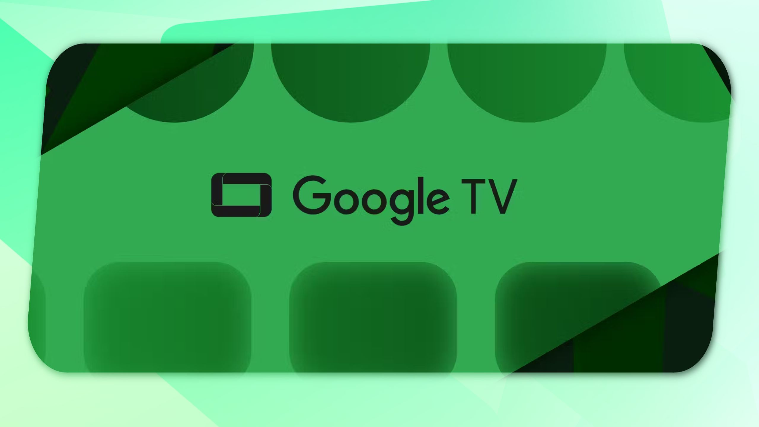 Google TV nel testo oltre al logo.