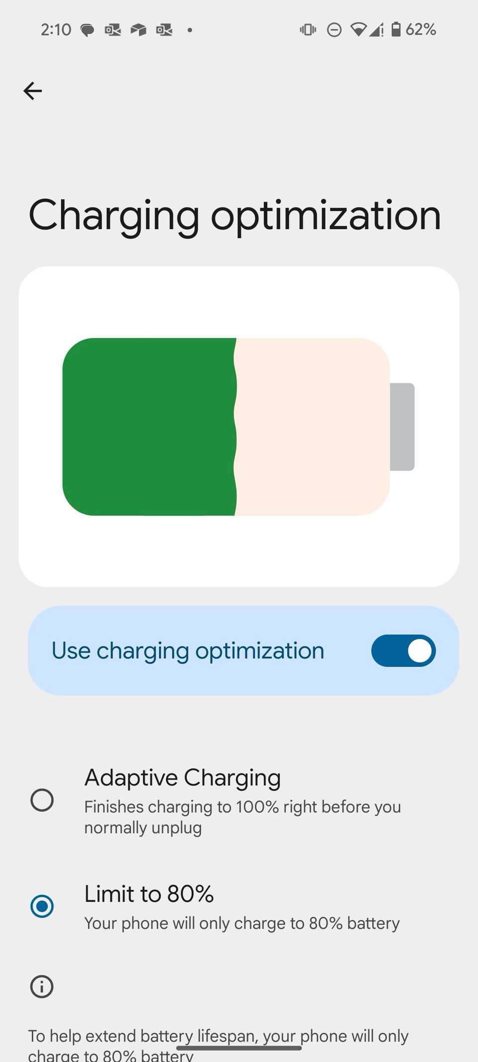 Activer la charge adaptative sur le Pixel 9 Pro Fold