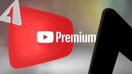 O logotipo do YouTube Premium