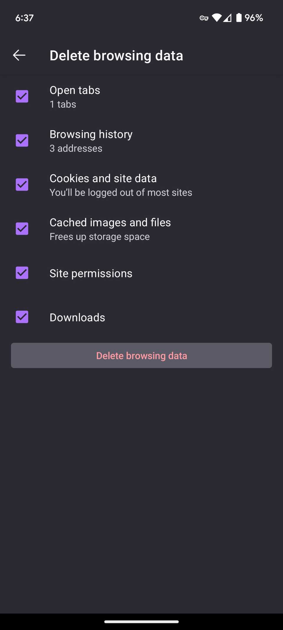 Remove Browsing Firefox: How to clear the browser cache