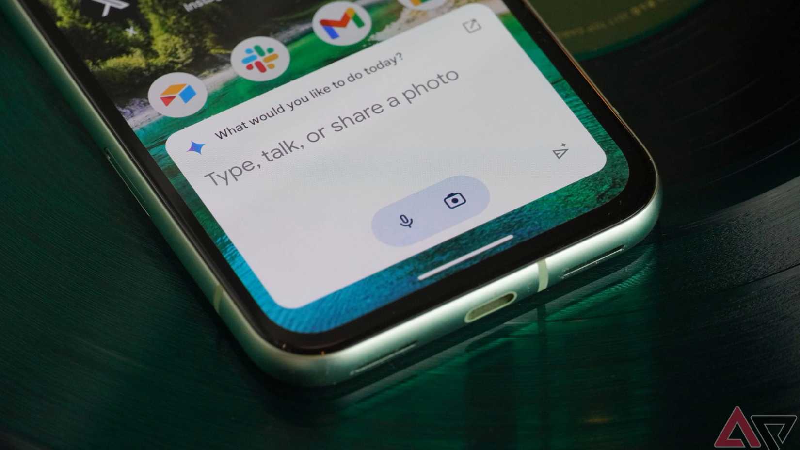 Google Gemini su un telefono Android.