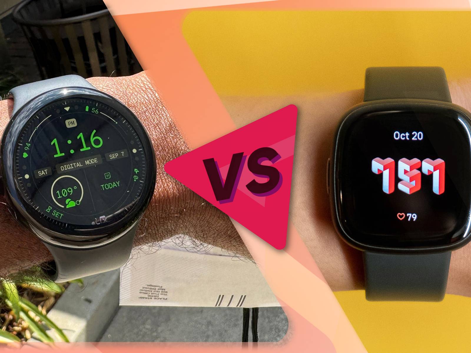 Google Pixel Watch Fitbit Sense 2: Similarities drive these two