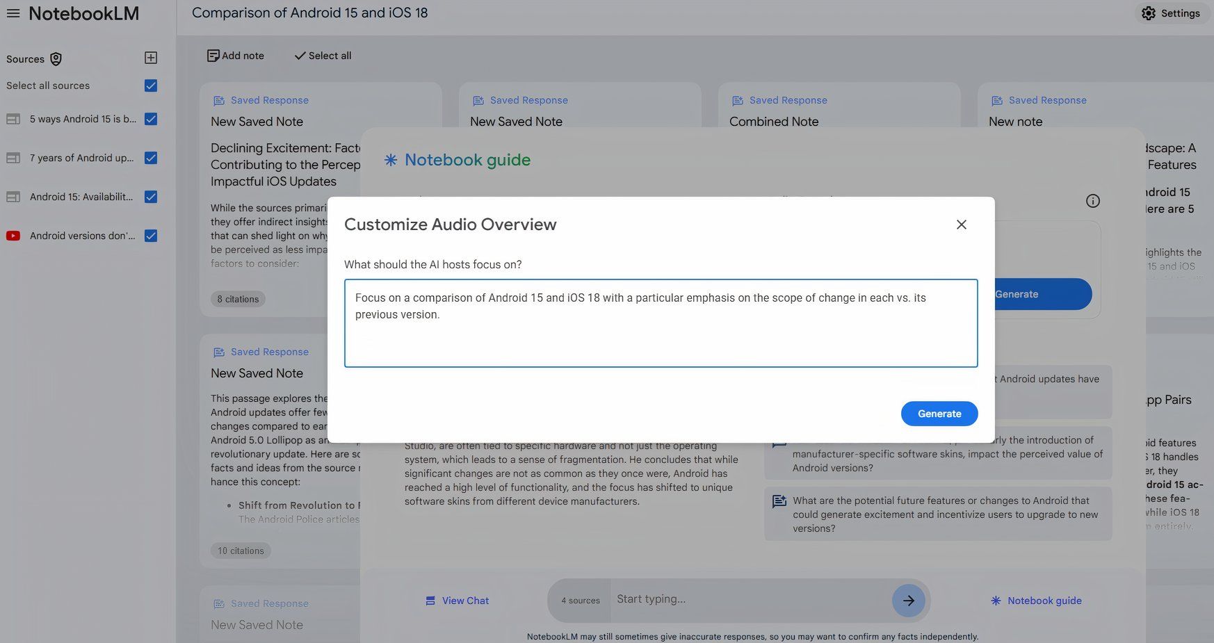 Google's Audio Overview can transform bland research notes into podcasts