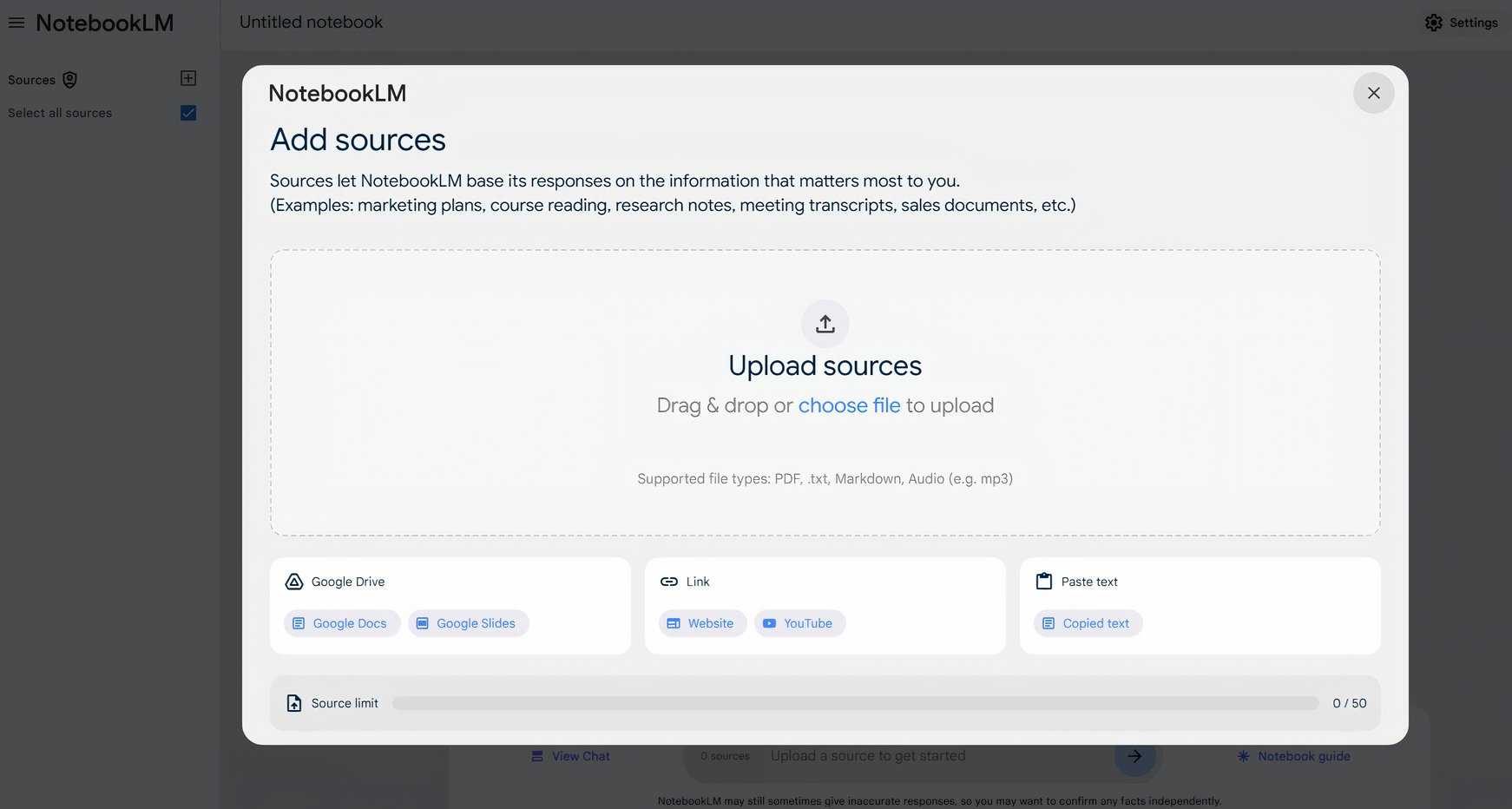 Add Source Google's Audio Overview can transform bland research notes into podcasts