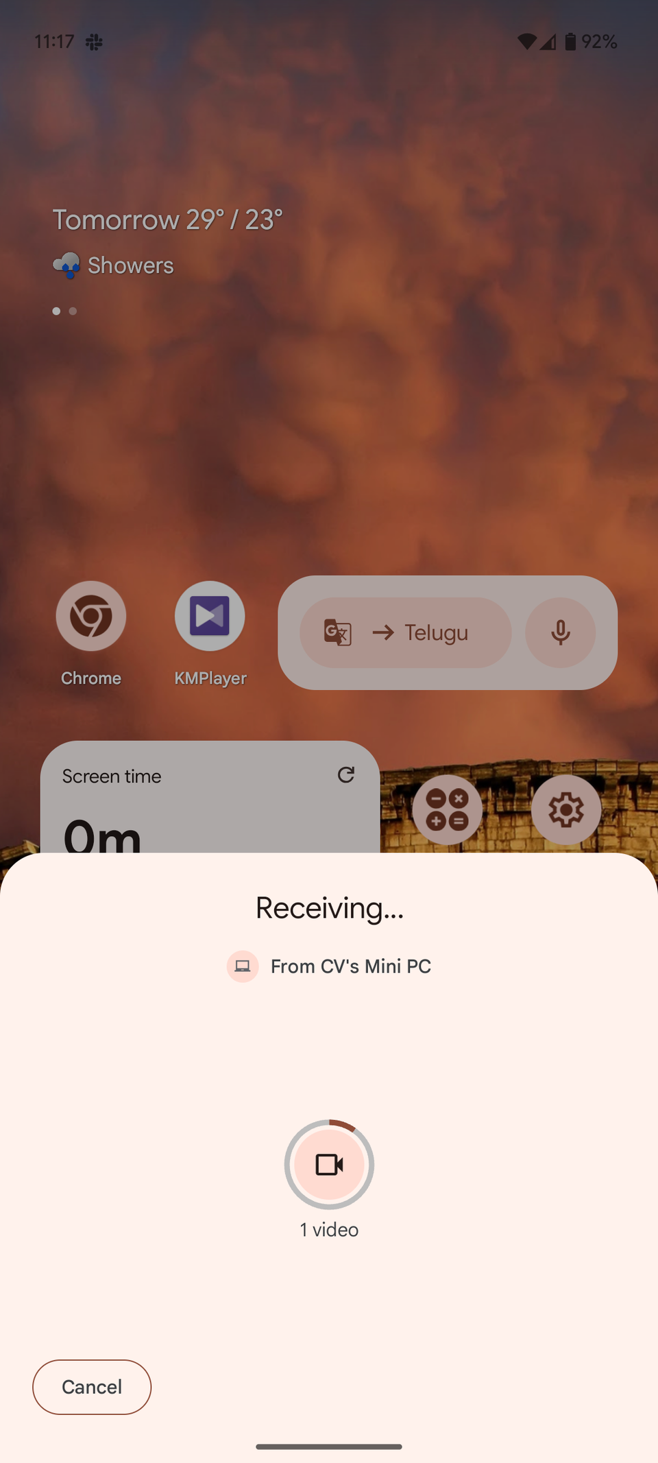 Google is testing a helpful change to the Quick Share transfer UI
