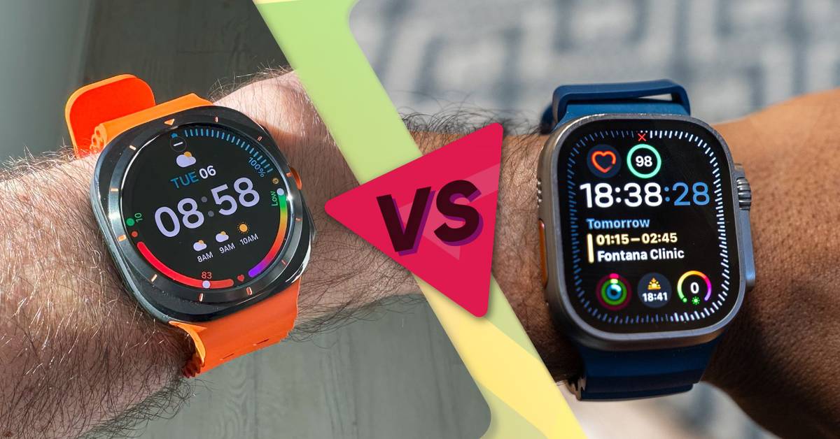 Samsung Galaxy Watch Ultra Apple Watch Ultra 2: Tough or