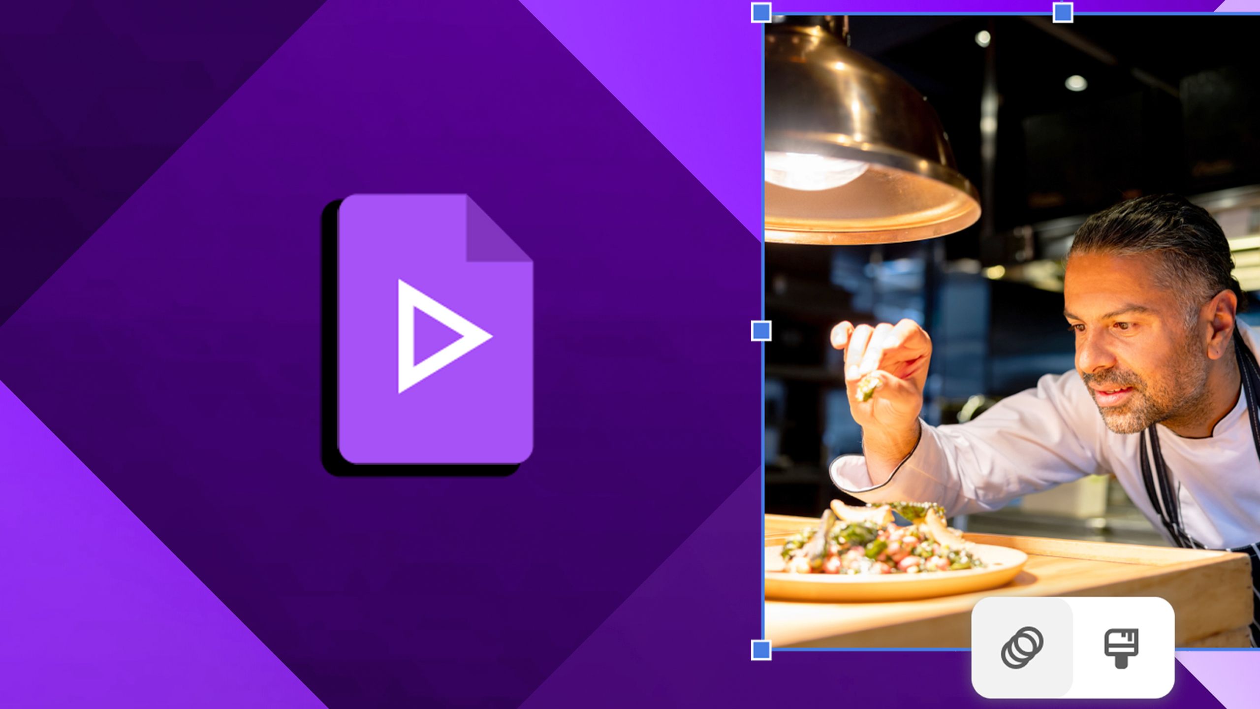 A screenshot showing how Google Vids works