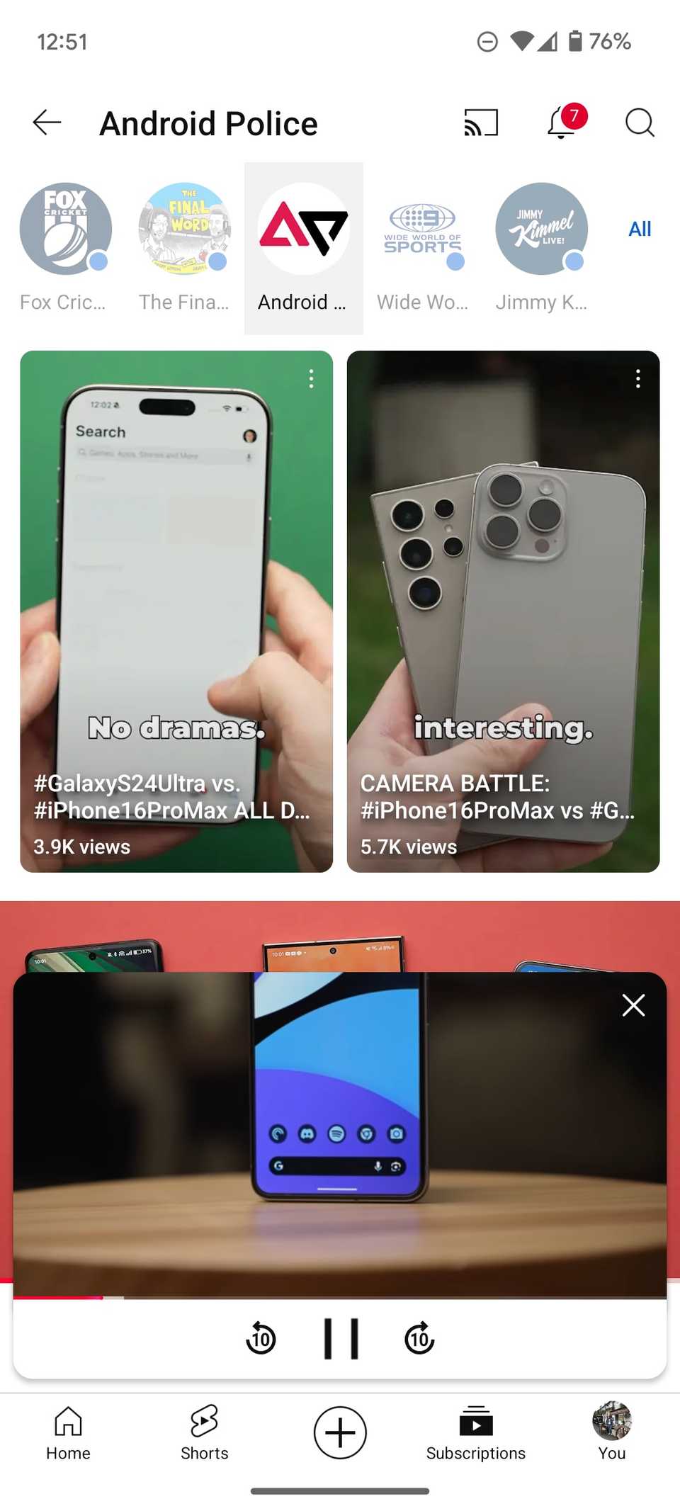 YouTube's exciting new miniplayer is now widely available