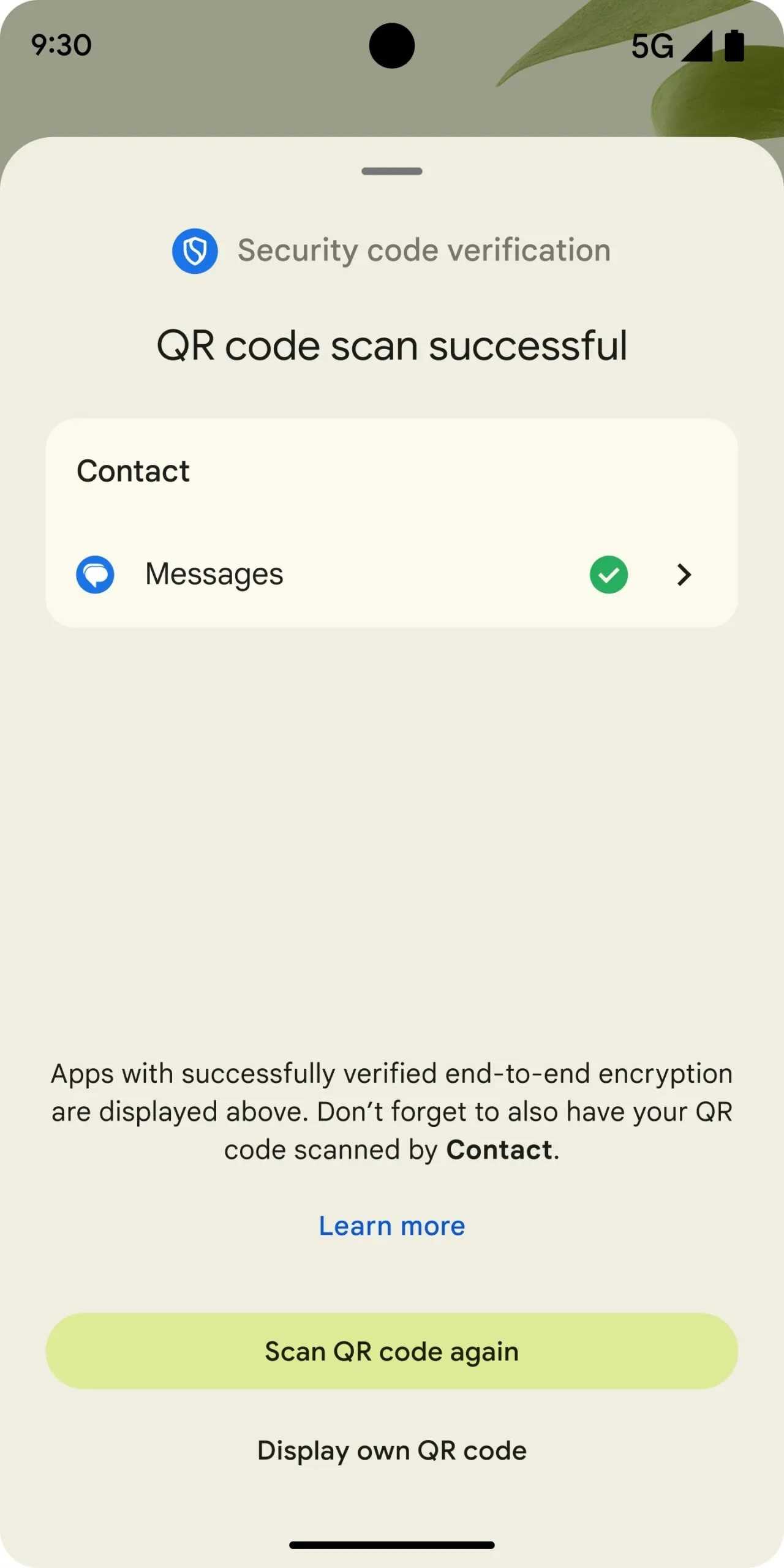 Android Sucess Screen Google's newest app makes sure your chats are secure