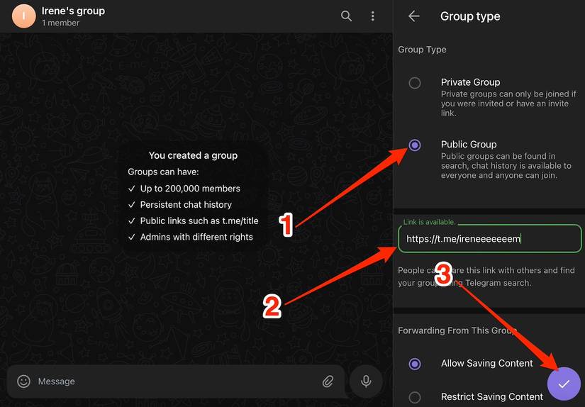 How to create, find, and join Telegram groups