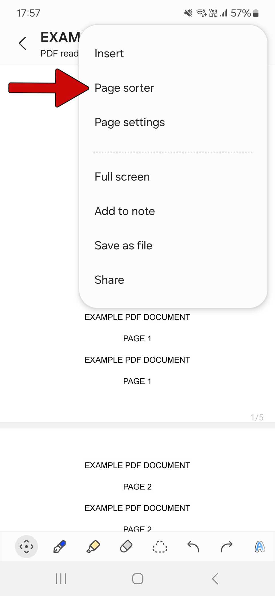 Clear Notes.pdf How to delete a PDF page on your Android phone