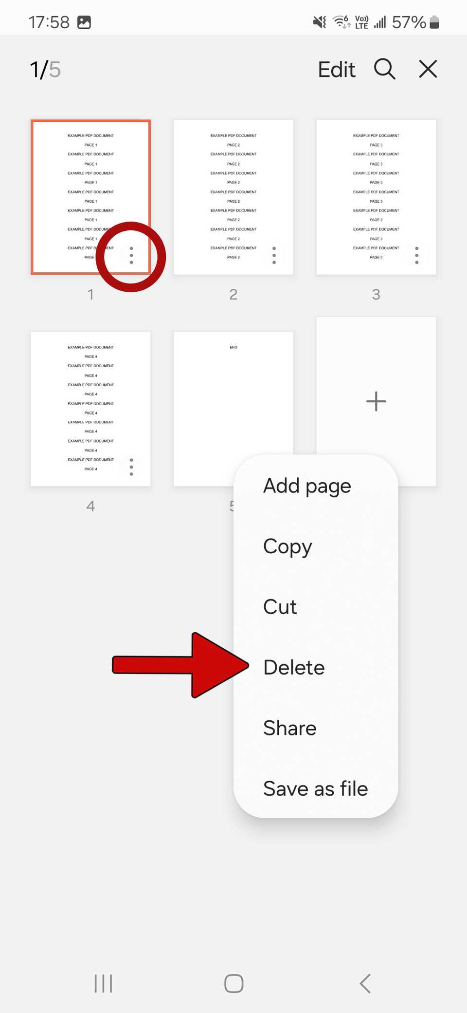 Clear Notes.pdf How to delete a PDF page on your Android phone