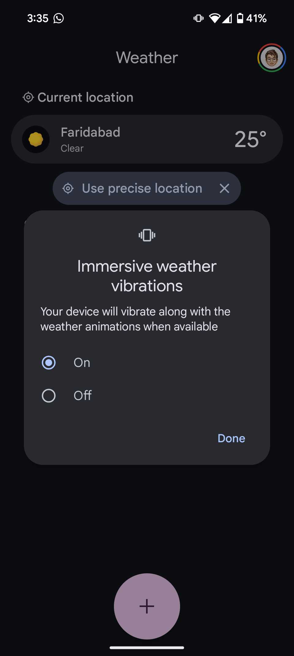 Pixel Weather makes dealing with pollen allergies a little easier