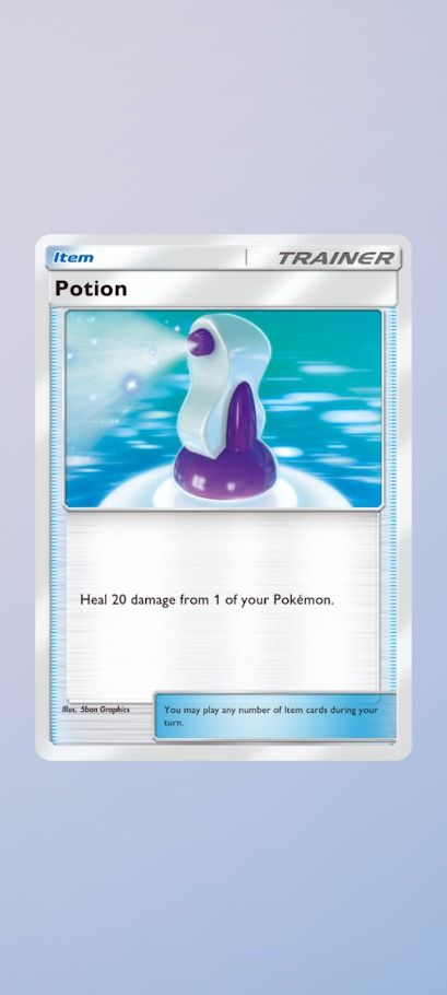 pokemon tcg potion cards Invisibility Potion