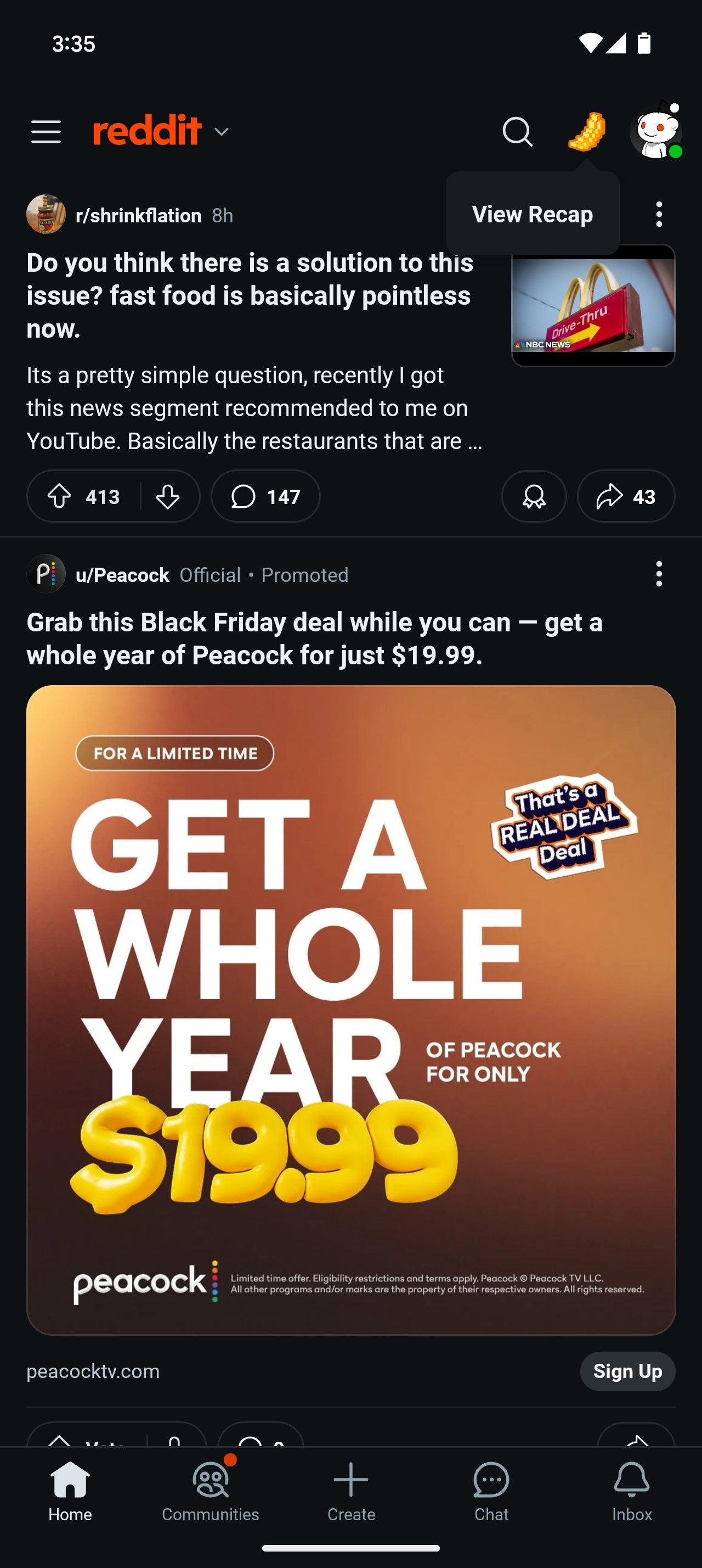 Reddit recaps are rolling in
