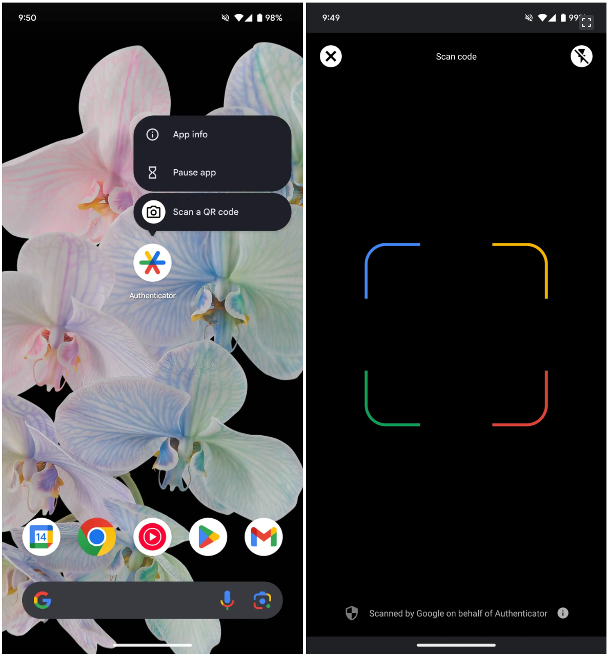 Google Authenticator's Material You redesign finally goes global