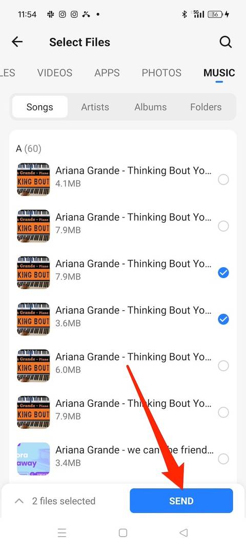How to transfer music from an Android phone to an iPhone