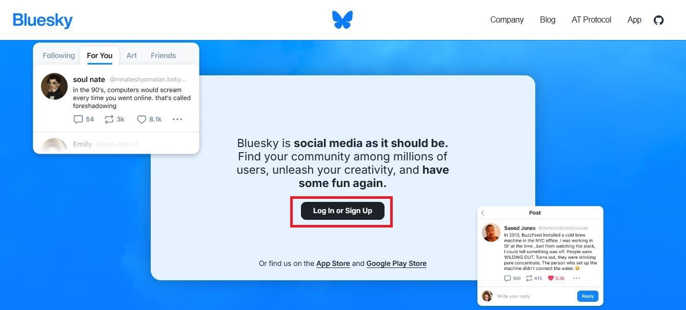 Bluesky: How to create a new account