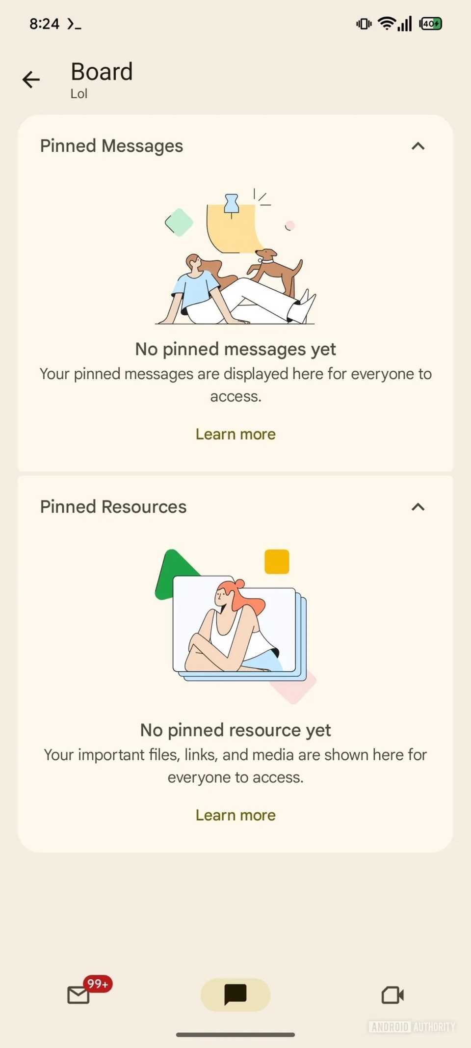 Google Chat wants to make it easier to find the most important messages